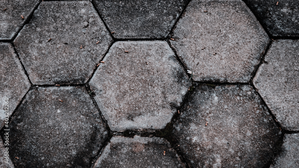tiles made of concrete arrangement littered with small flowers tiles made of concrete arrangement littered with small flowers