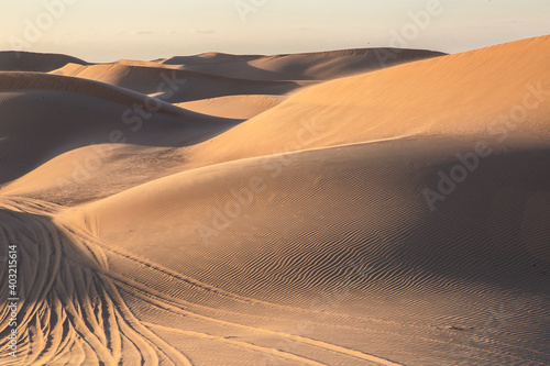 sand dunes in the desert