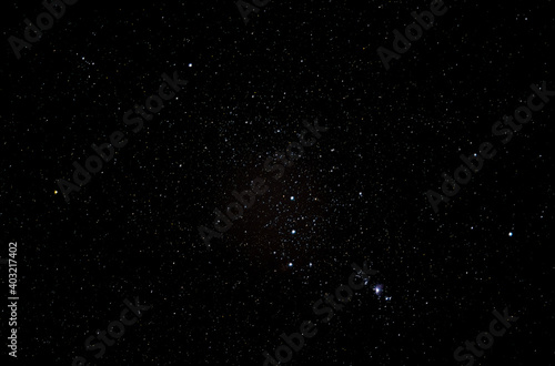The constellation of Orion