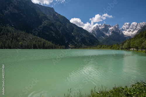 Lago di Landro  D  rrensee idyll in den Alpen