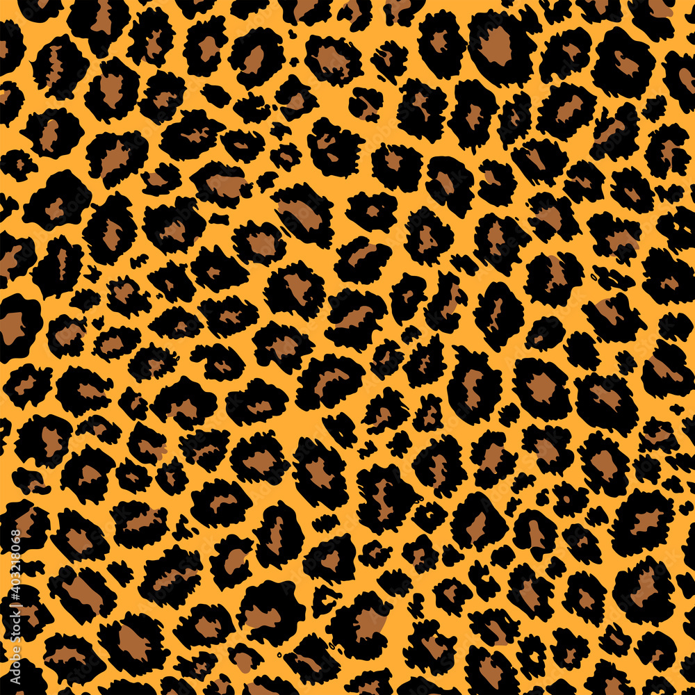 Leopard print, Animal skin texture background