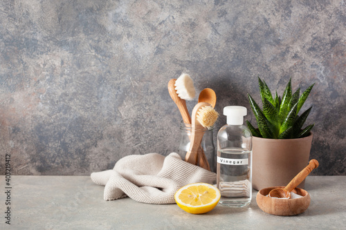 Foto zero waste eco friendly cleaning concept