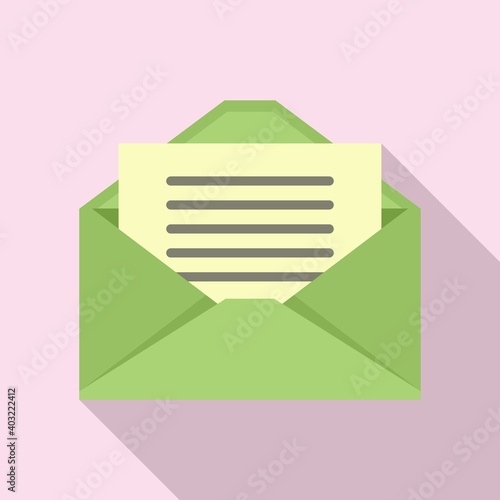 Free Download Pr mail letter icon. Flat illustration of pr mail letter vector icon for web design - GFXLoad