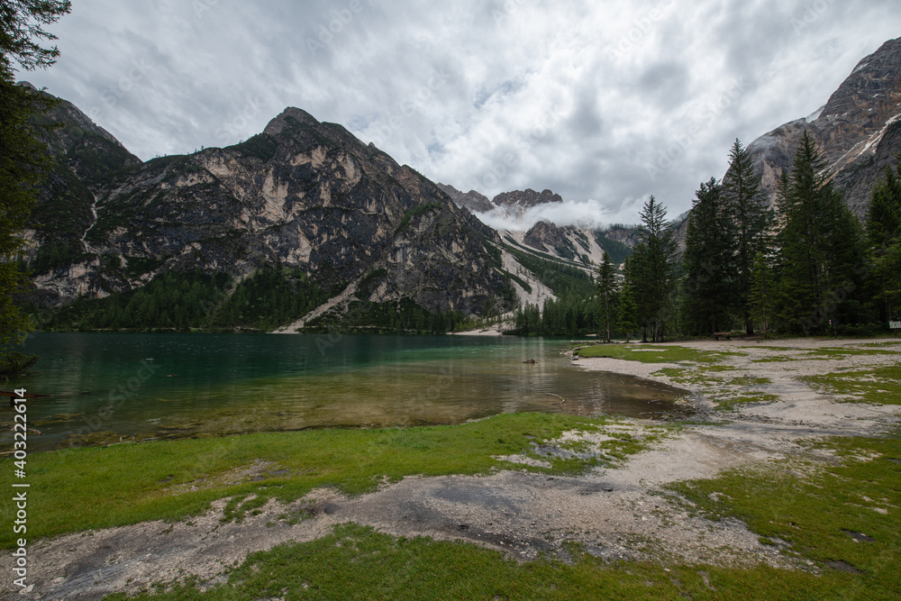 Panorama Lago di Braies - Pragser Wildsee