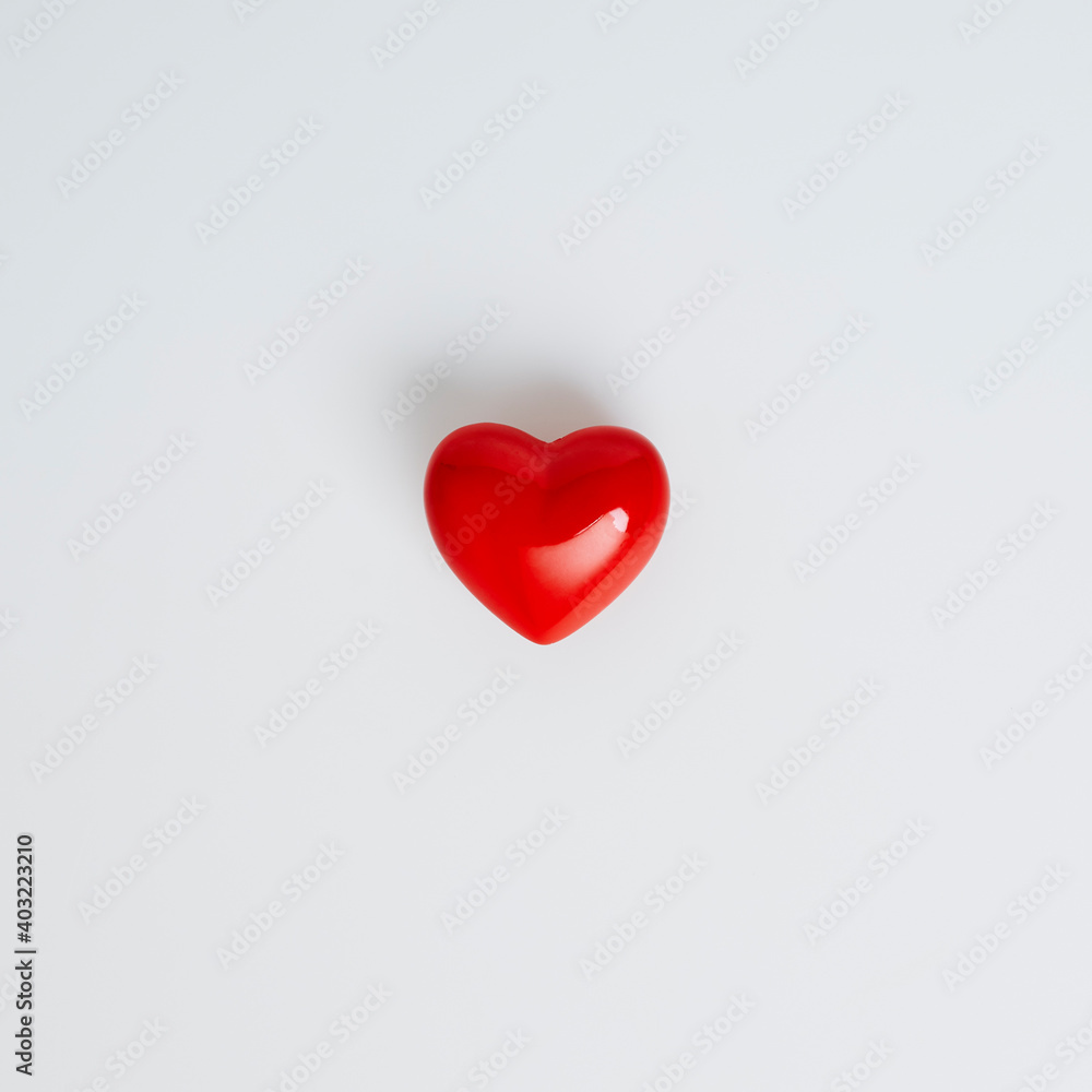 close up red heart shape on white close up red heart shape on white