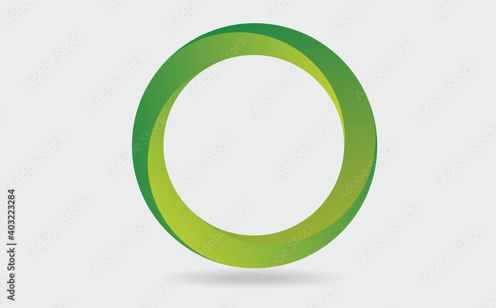 Circular green design object, Vector illustration. EPS10. Circular green design object, Vector illustration. EPS10.