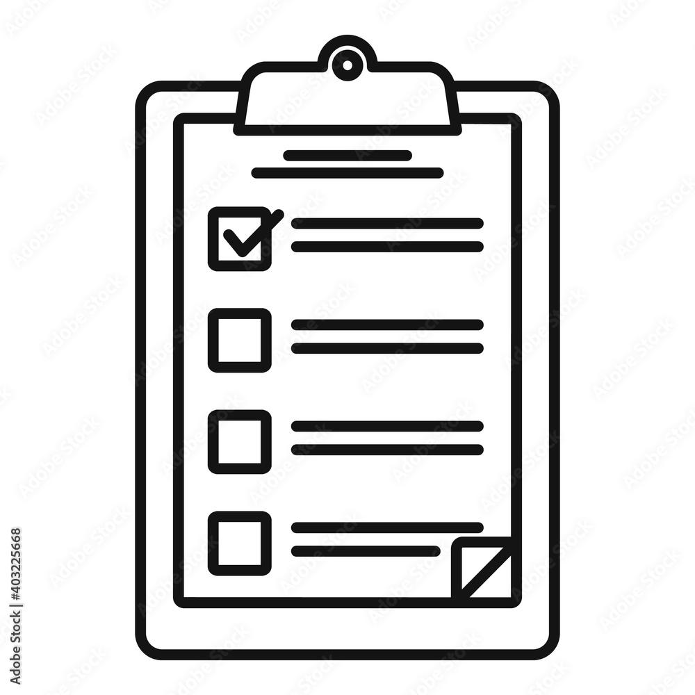 Sociology clipboard icon. Outline sociology clipboard vector icon for web design isolated on white background Sociology clipboard icon. Outline sociology clipboard vector icon for web design isolated on white background