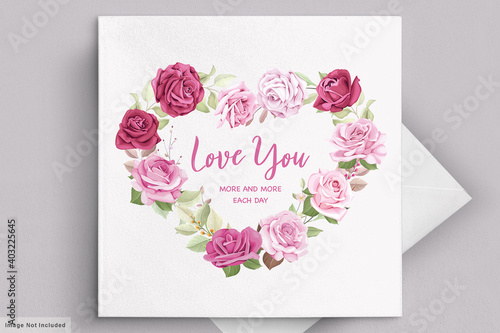 Valentine's day greeting card 