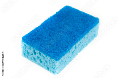 cleaning sponges on a white background.