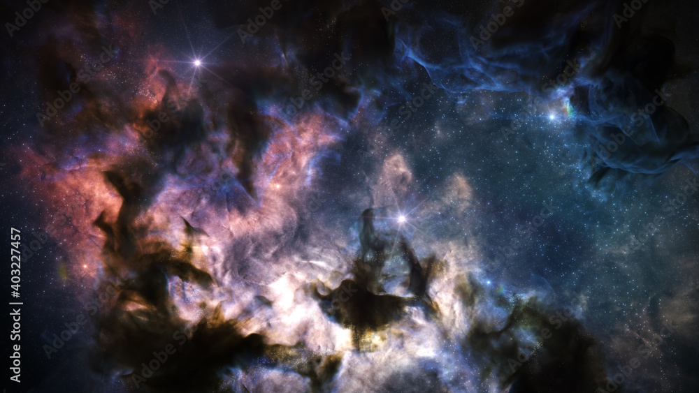 Galaxy Background, with Stars and colorful Nebula Clouds. Outer Space Astronomy image showing an Interstellar Celestial view of the Cosmos beyond The Milky Way. Galaxy Background, with Stars and colorful Nebula Clouds. Outer Space Astronomy image showing an Interstellar Celestial view of the Cosmos beyond The Milky Way.