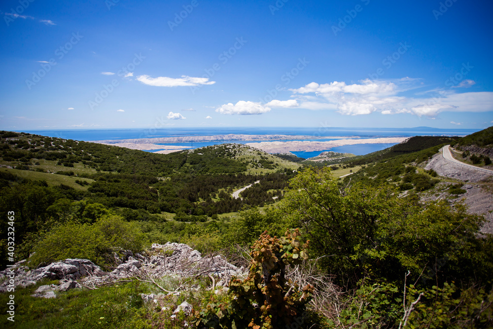 Fototapeta premium Risnjak national park in Croatia landscape