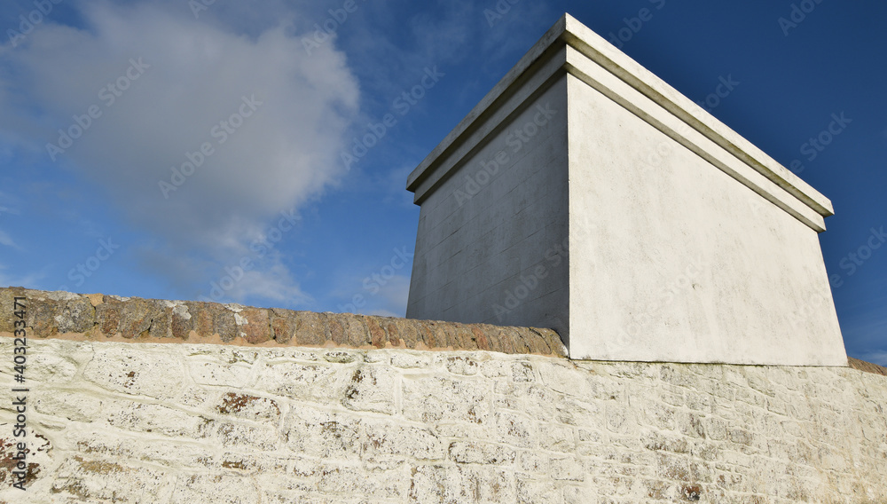 Detail of Pendeen Watch Lighthouse Cornish Coast Detail of Pendeen Watch Lighthouse Cornish Coast