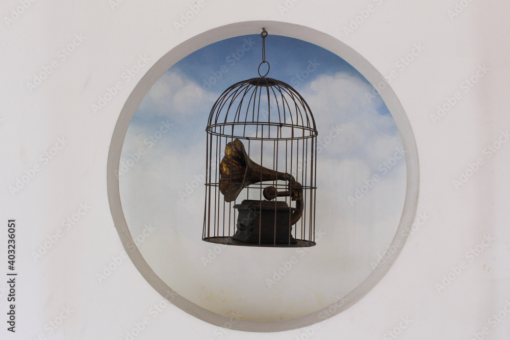 Obraz premium bird in cage