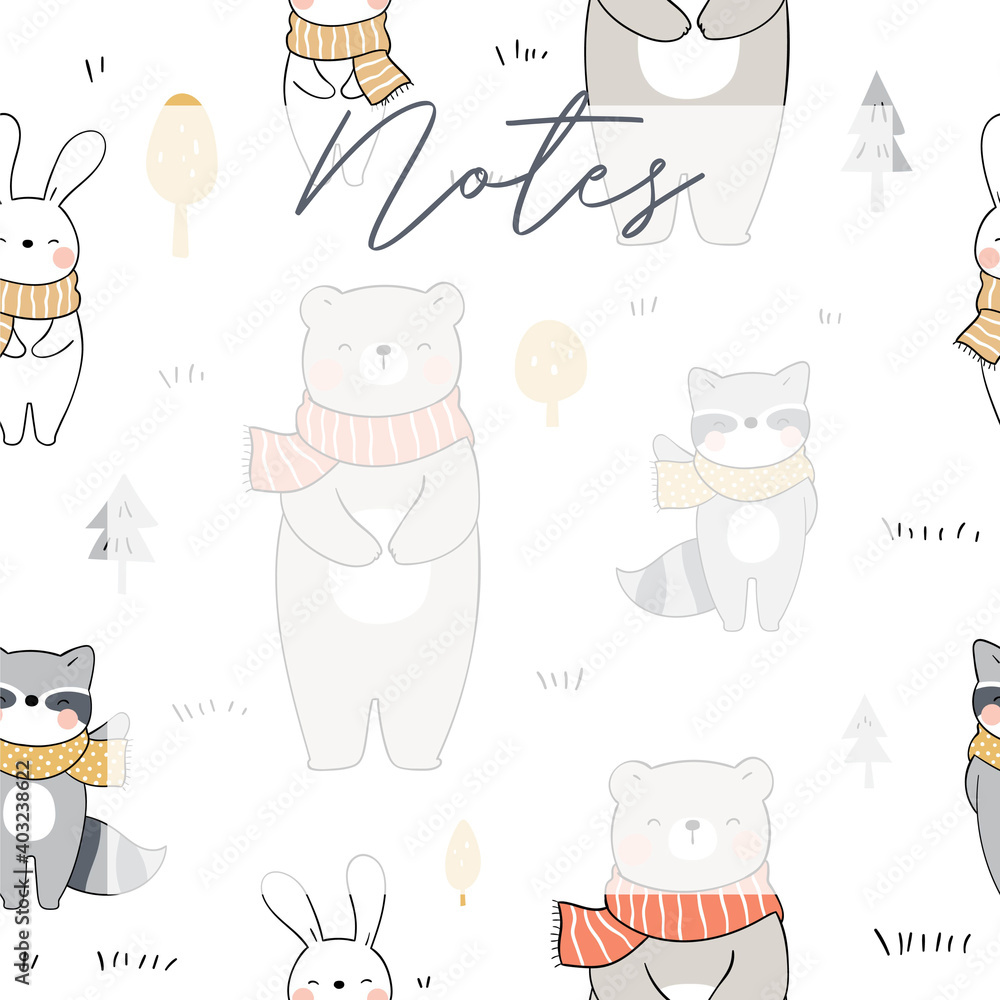 Printable notepad or sticky note for digital papers, journal and printable planners - Happy Cuddle Bear Planner Collection Printable notepad or sticky note for digital papers, journal and printable planners - Happy Cuddle Bear Planner Collection