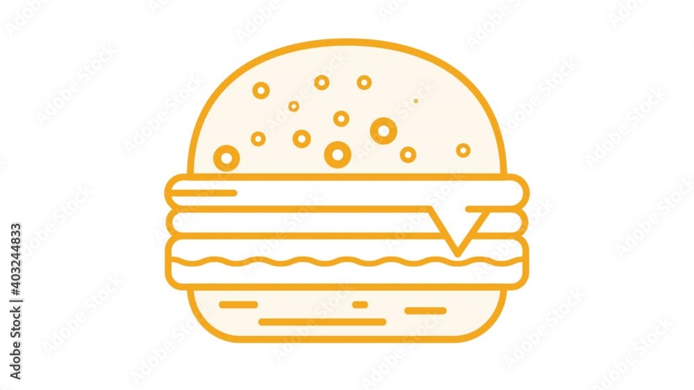 Set of five colorful different animated icons: Private house, burger, car, gun and heart. 2D flat animation isolated on white background with alpha luma matte 4k. Set of five colorful different animated icons: Private house, burger, car, gun and heart. 2D flat animation isolated on white background with alpha luma matte 4k.