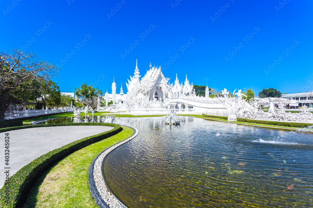 Wat Rong Khun, aka The White Temple.
