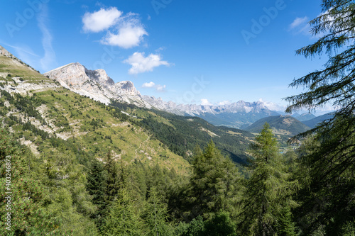 landscape in the mountains with sky - Vercors, France