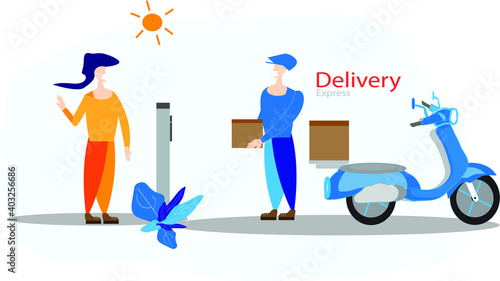 Food delivery and parcel delivery during the COVID-19 epidemic