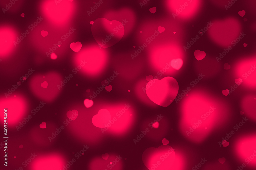 Hearts. Abstract valentine background with hearts