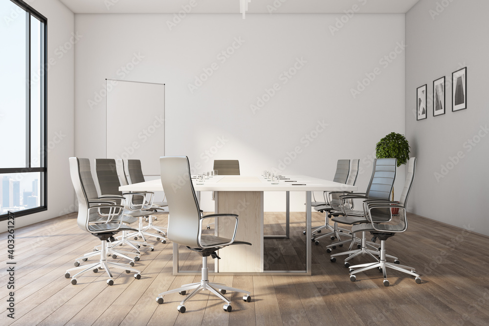 Comfortable conference interior Comfortable conference interior