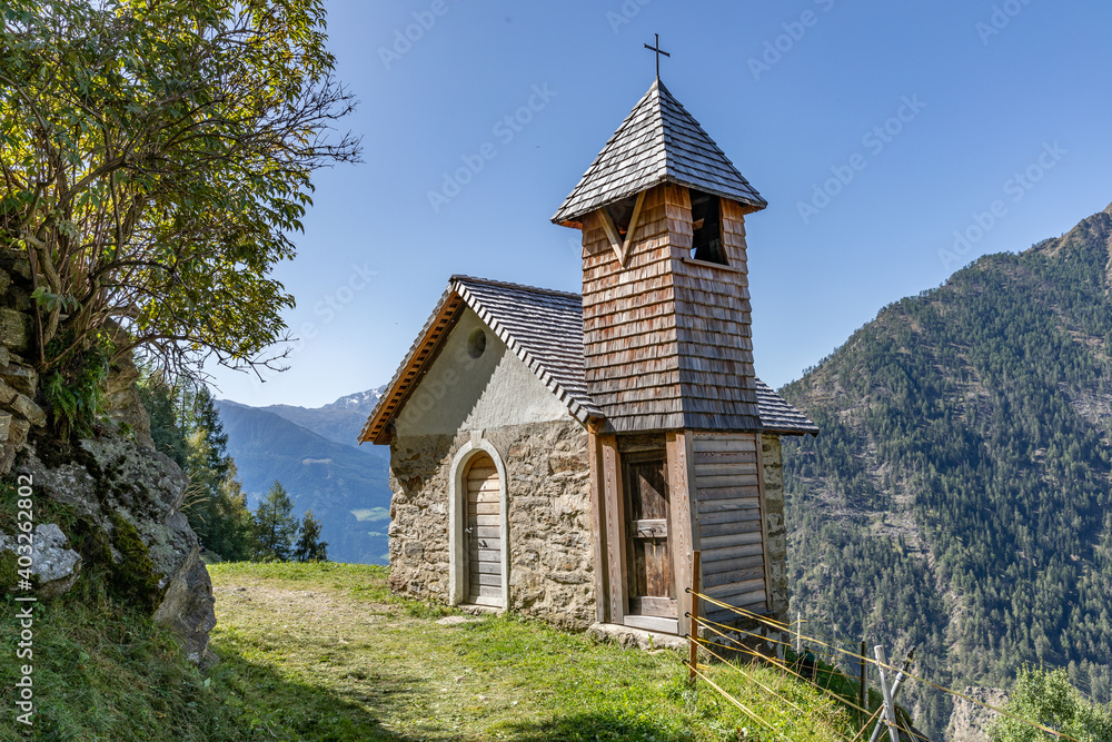 Schöne kleine Kapelle in den Bergen