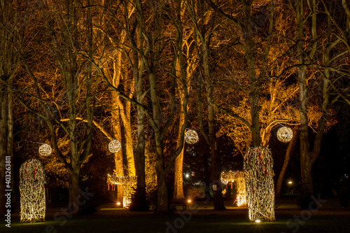 Die phantastischen Uferlichter in Bad Neuenahr. photo