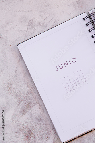 Fechas de junio del año 2021