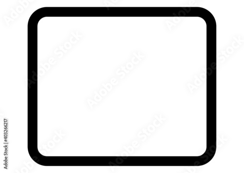 Square icon,vector illustration. Flat design style. vector square icon illustration isolated on White background, square icon Eps10.