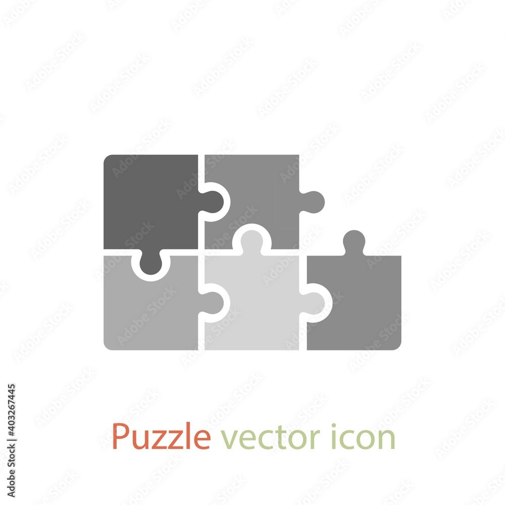 Puzzle Pieces vector icon