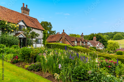 A view of the picturesque village of Latimer, UK photo