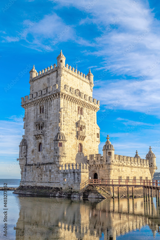 Tower of Belem, Lisbon, Portugal.