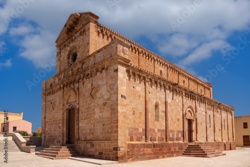 Tratalias, Sardinia, Italy - July 2011, Cathedral Santa Maria of Monserrato