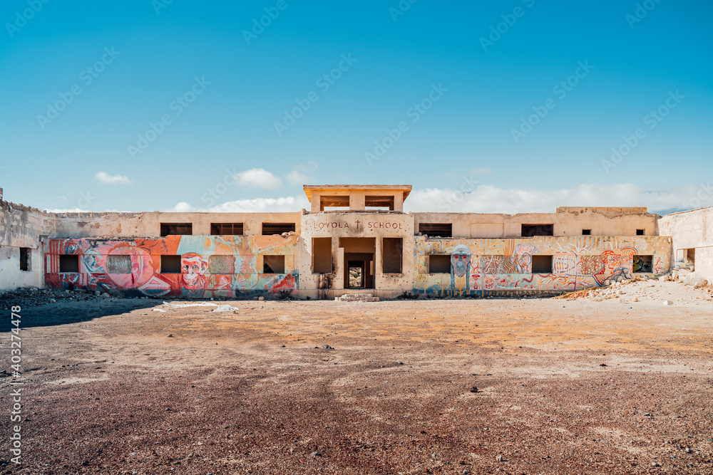 The abandoned Leper Colony of Abades in Tenerife. The abandoned Leper Colony of Abades in Tenerife.
