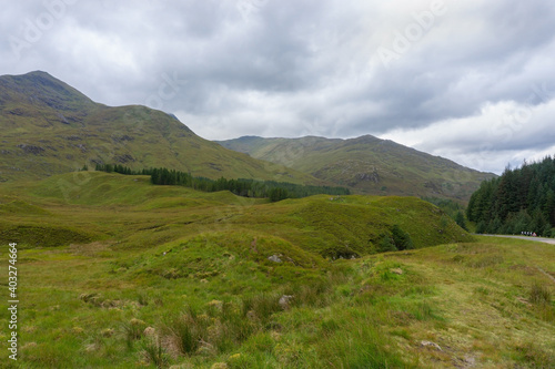 Glen Shiel in the Scottish highlands