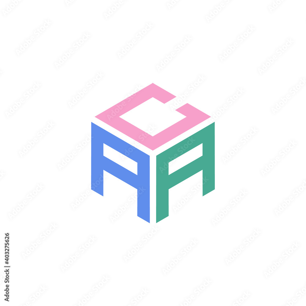 Hexagon logo with CAA letters Hexagon logo with CAA letters