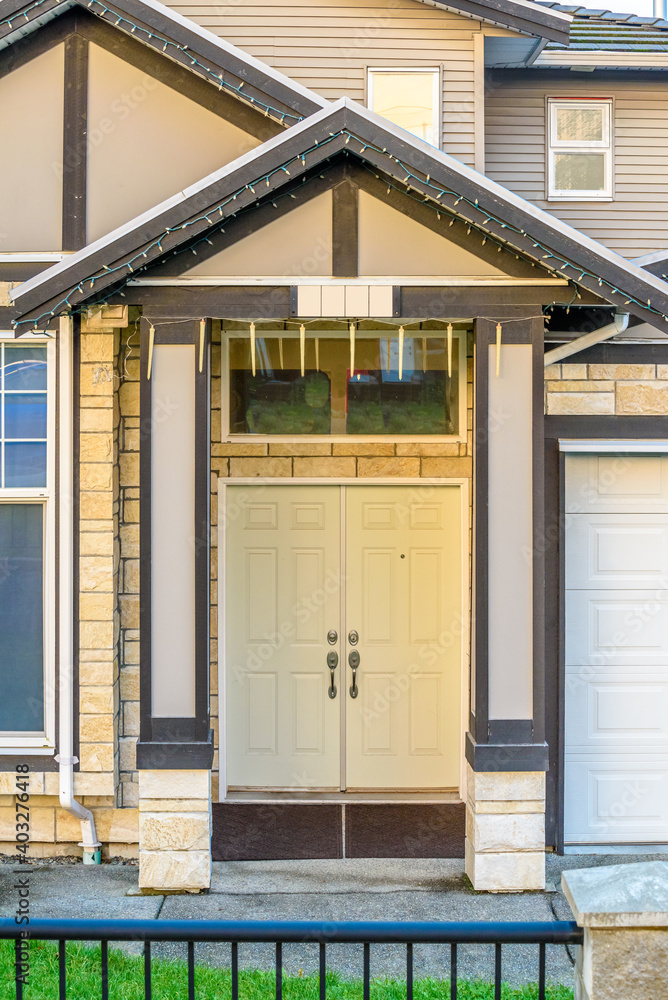 A nice entrance of a house in Vancouver, Canada. A nice entrance of a house in Vancouver, Canada.