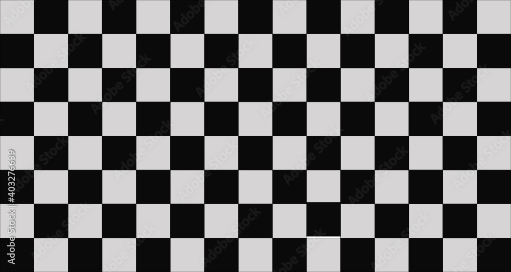 Черно-белый фон. Шахматная доска. Макет с черно-белыми квадратами.  Абстрактный узор. Текстура. Минималистичный шаблон дизайна для  открытки,плаката, баннера, обложки, упаковки Stock-vektor | Adobe Stock