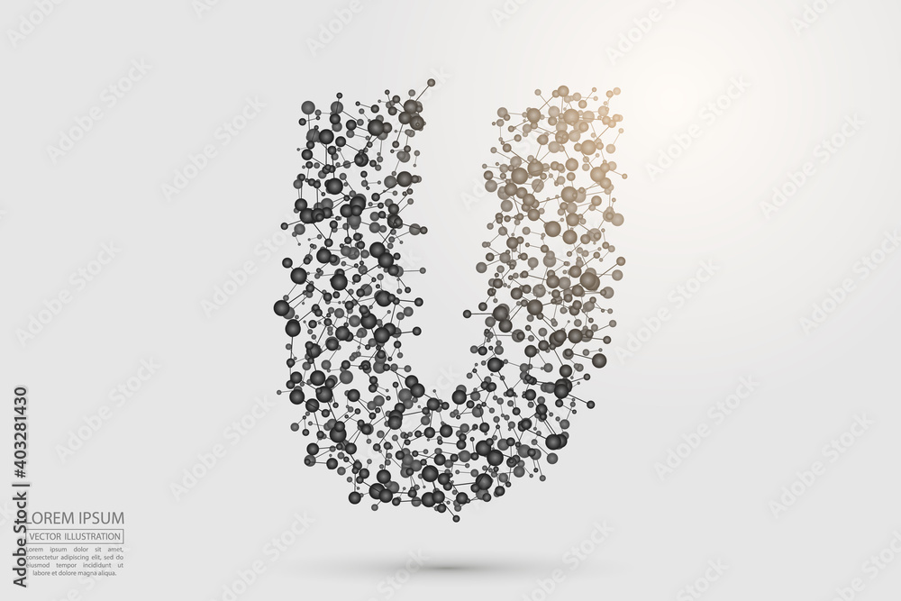English letters abstract font consists 3d of triangles, lines, dots and connections. Vector illustration EPS 10. English letters abstract font consists 3d of triangles, lines, dots and connections. Vector illustration EPS 10.