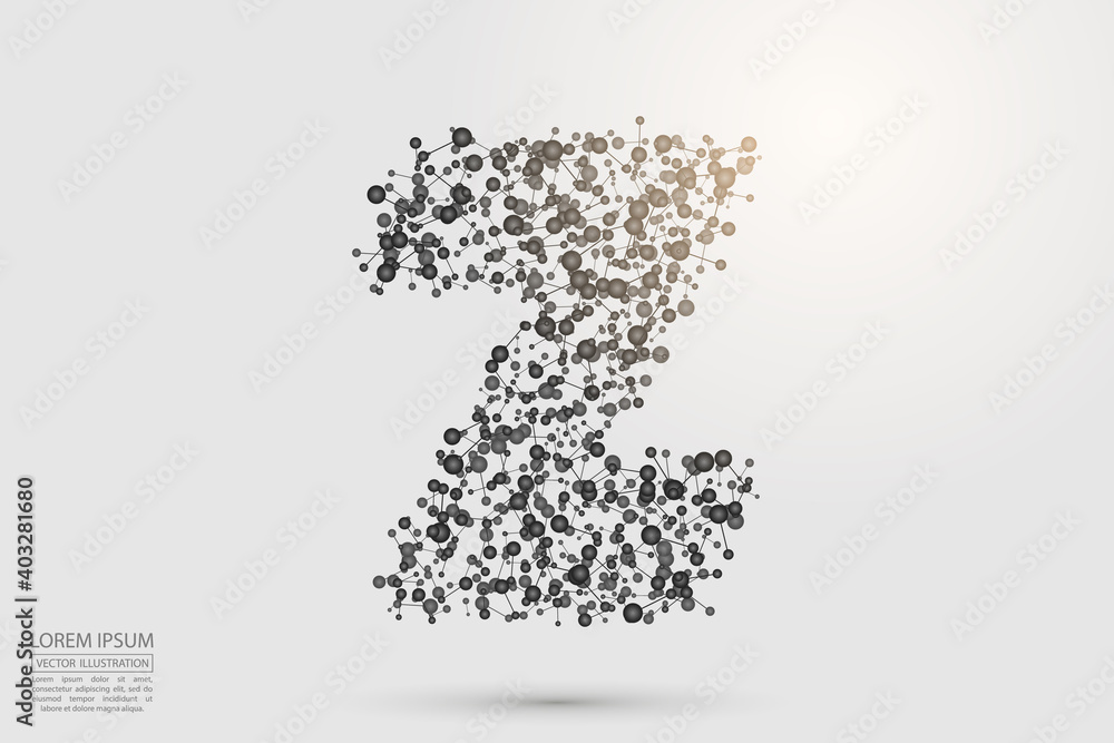 English letters abstract font consists 3d of triangles, lines, dots and connections. Vector illustration EPS 10. English letters abstract font consists 3d of triangles, lines, dots and connections. Vector illustration EPS 10.