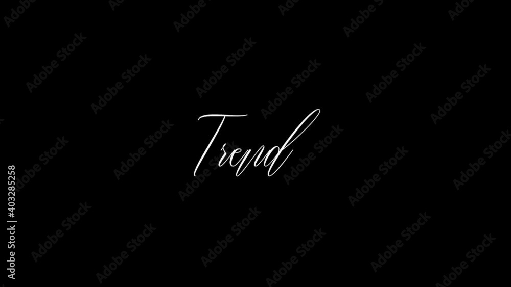 Trend Animated Appearance Ripple Effect White Color Italic Text Trend Animated Appearance Ripple Effect White Color Italic Text