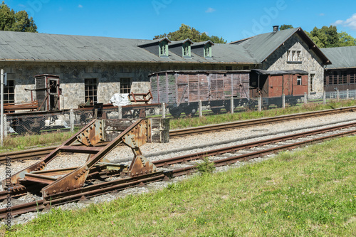 Bahnanlage in Bayerisch Eisenstein photo