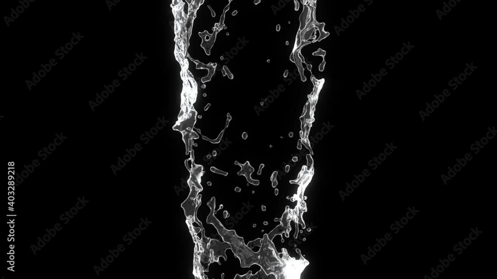 Water Transparent Splash Alpha Channel Water Transparent Splash Alpha Channel