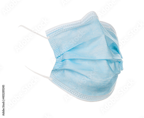 Doctor mask and corona virus protection isolated on a white background