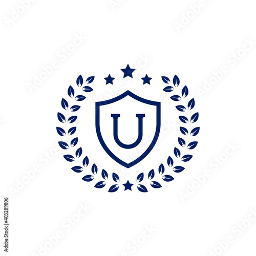 University icon design isolated on white background. Vector illustration