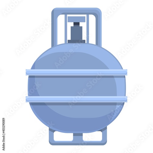 Industrial gas stove icon. Cartoon of industrial gas stove vector icon for web design isolated on white background