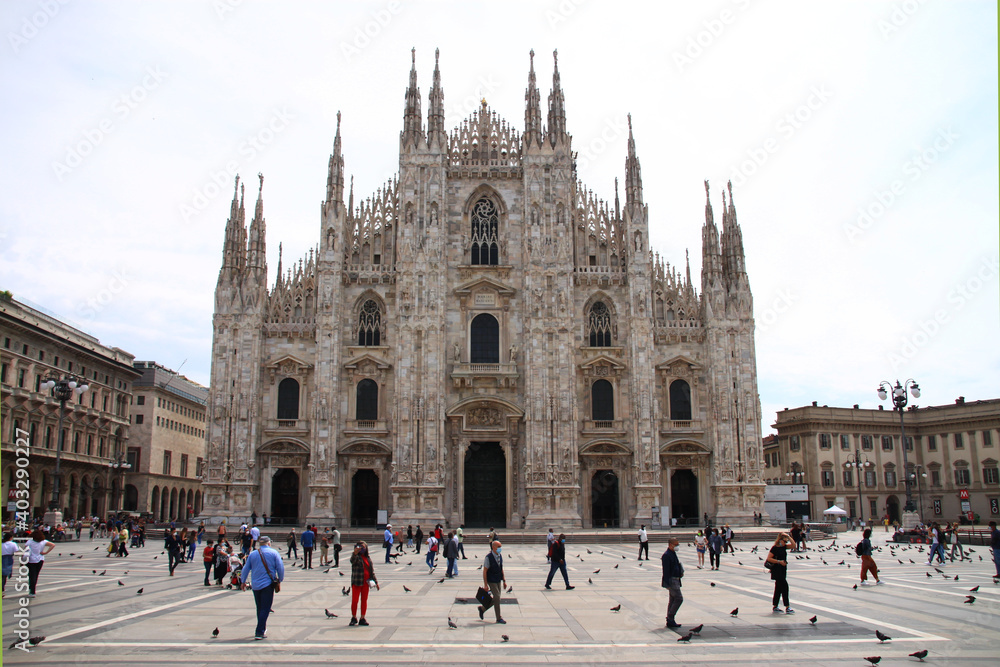 Duomo di Santa Maria Nascente a Milano, Italia