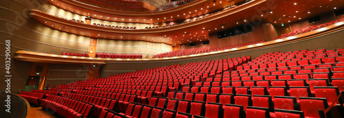 Empty auditorium in the great theatre 