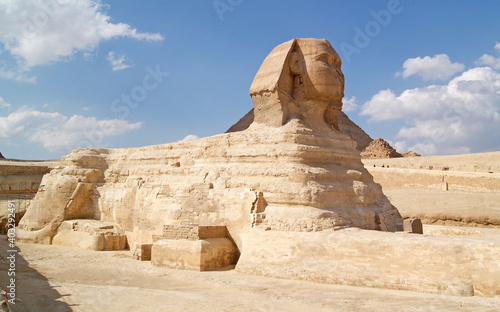 Sphinx. Giza Pyramid Complex. Africa  Egypt