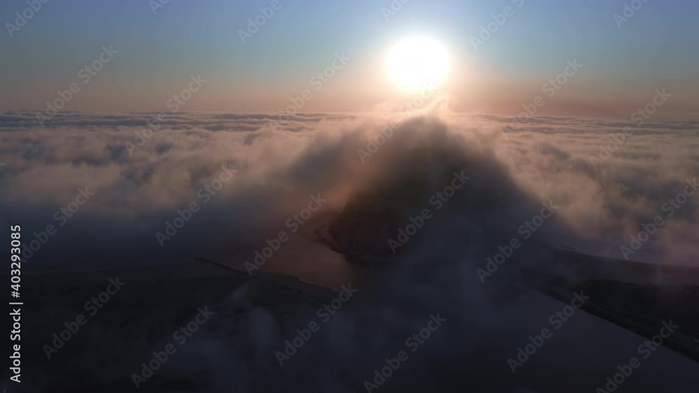 Cinematic nature background with copy or text space. Golden sunset or sunrise over the cloudscape. Scenic aerial view at dusk or dawn time with endless clouds by the horizon. Inspirational view 4K USA Cinematic nature background with copy or text space. Golden sunset or sunrise over the cloudscape. Scenic aerial view at dusk or dawn time with endless clouds by the horizon. Inspirational view 4K USA