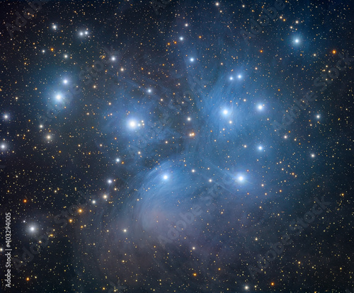 The Pleiades Star Cluster